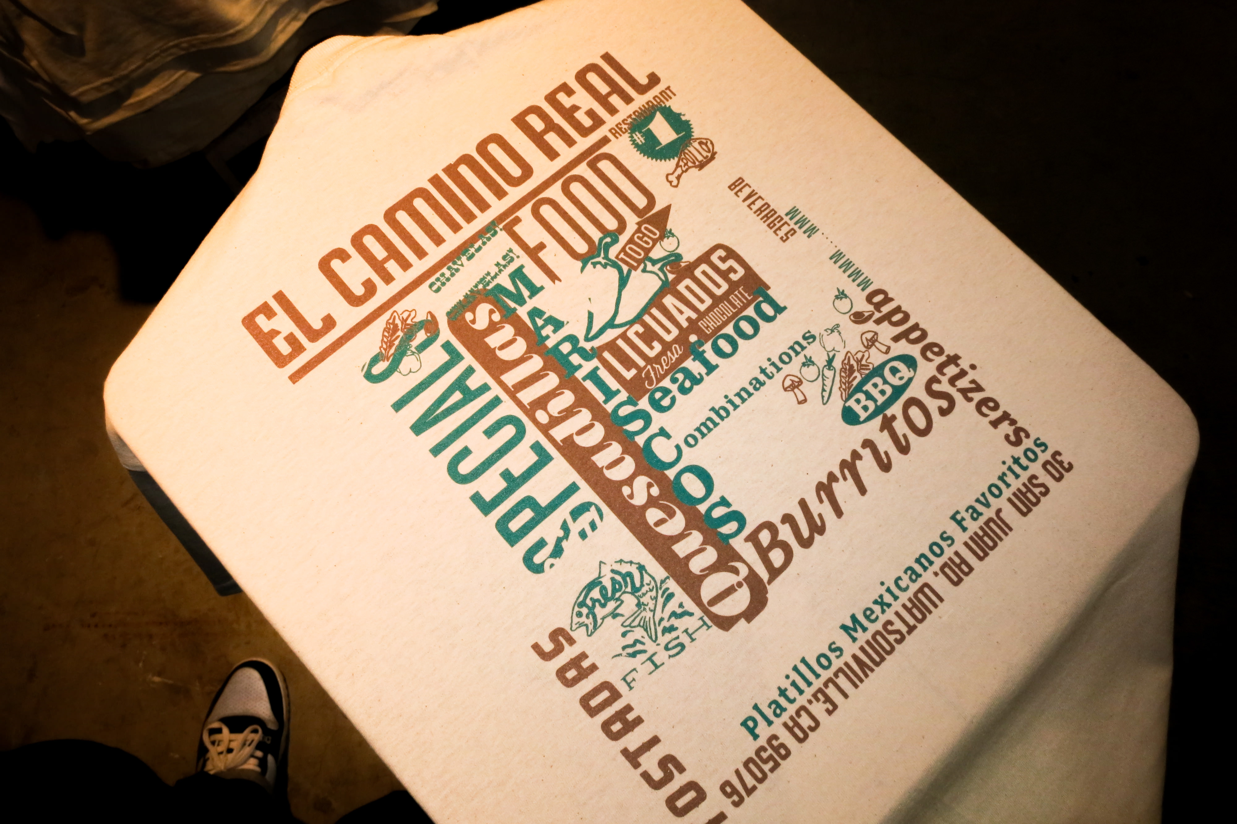 El Camino Real Restaurant / Cowboy T-Shirt, process image 9 of 12