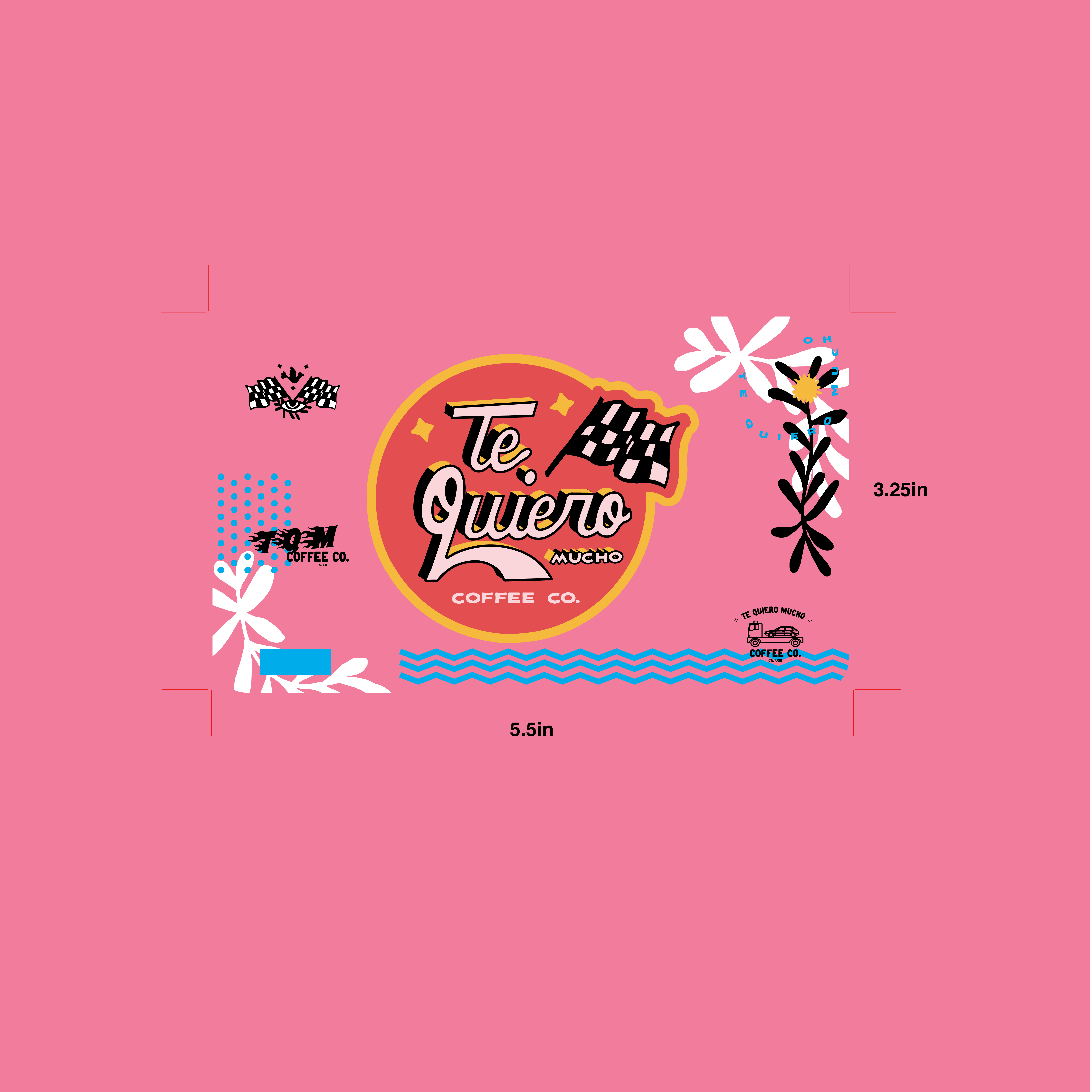 Te Quiero Mucho Coffee Co. | Logo & Label, process image 2 of 6