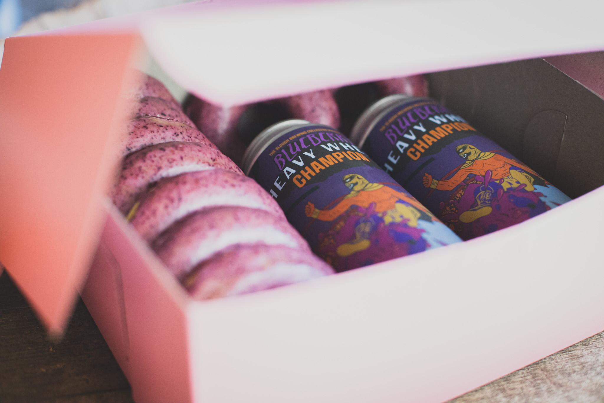 Blueberry Wheat Champion, Hole Foods Vegan Donuts, hero image