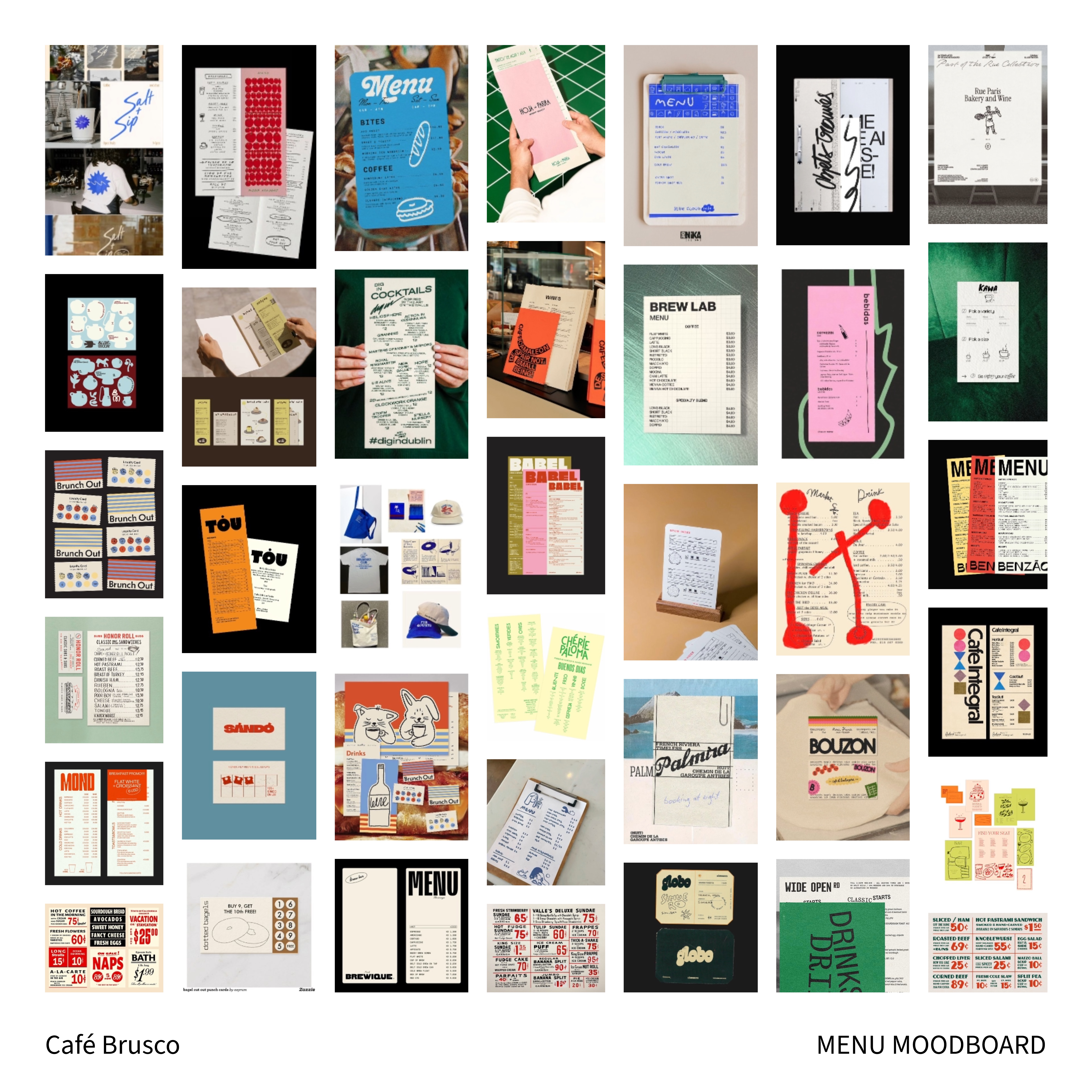 Café Brusco | Branding, Merchandise, Web, Menu, process image 1 of 24