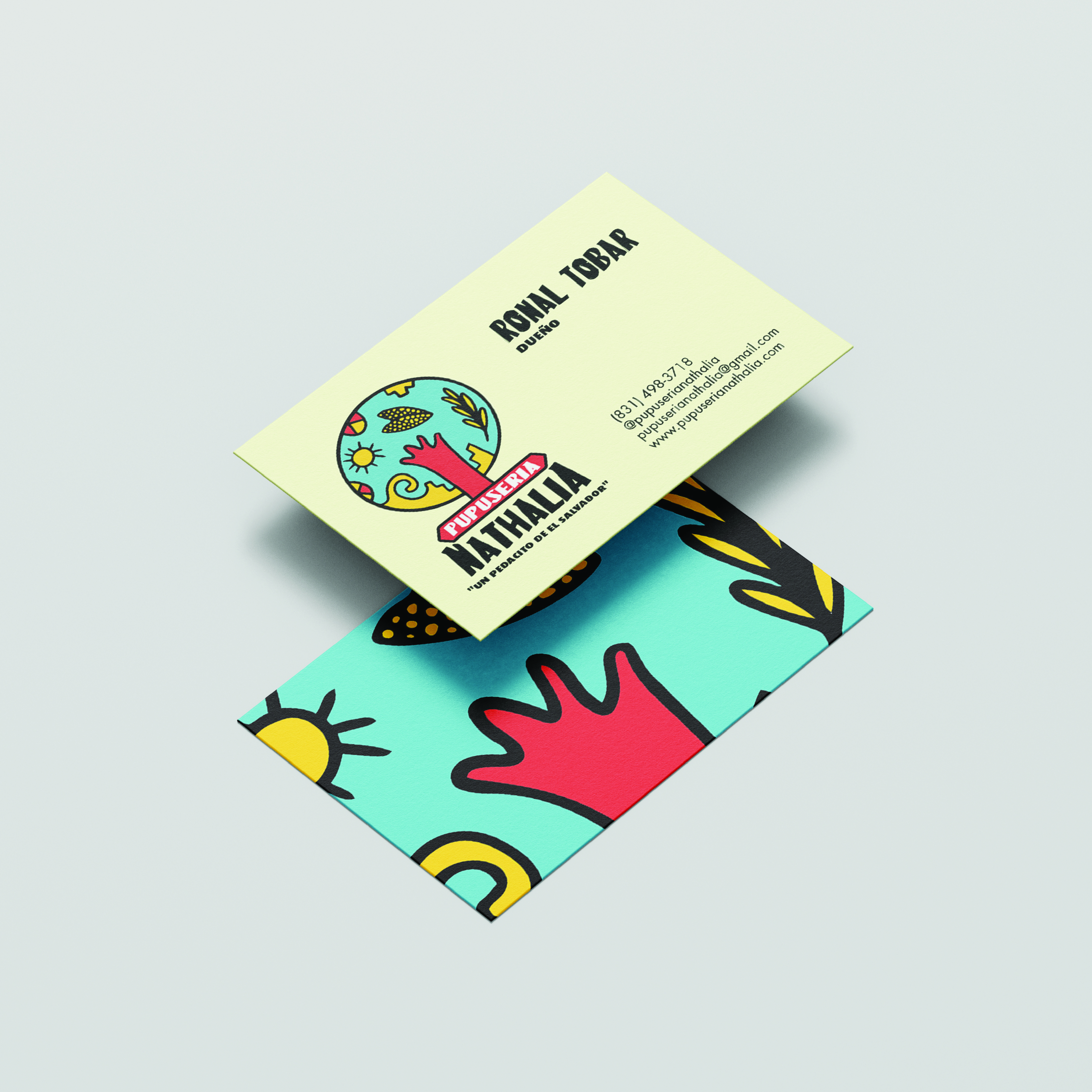 Pupuseria Nathalia | Logo Design, process image 4 of 6