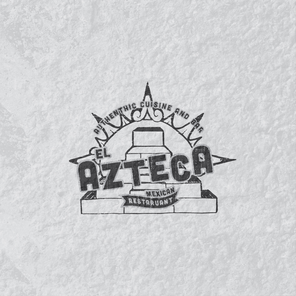 El Azteca Restaurant Logo, process image 1 of 10