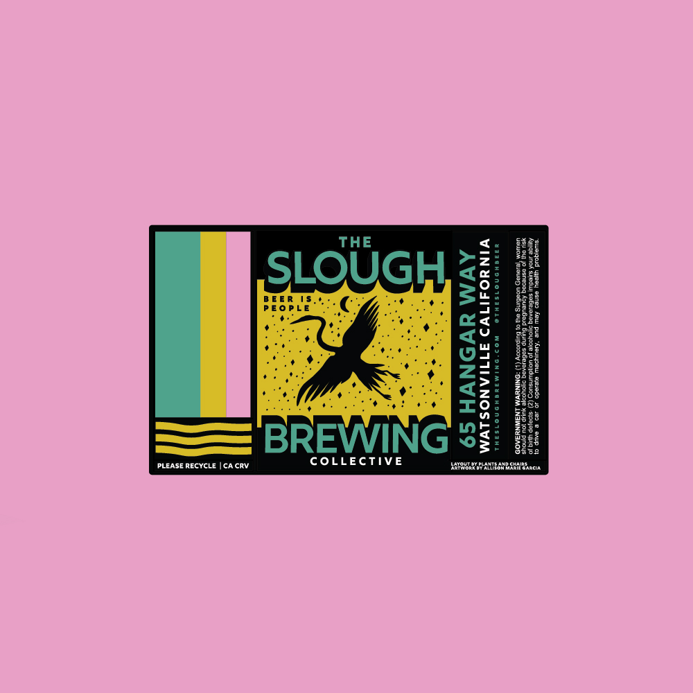 16floz Universal Labels, The Slough Brewing Collective, process image 13 of 18