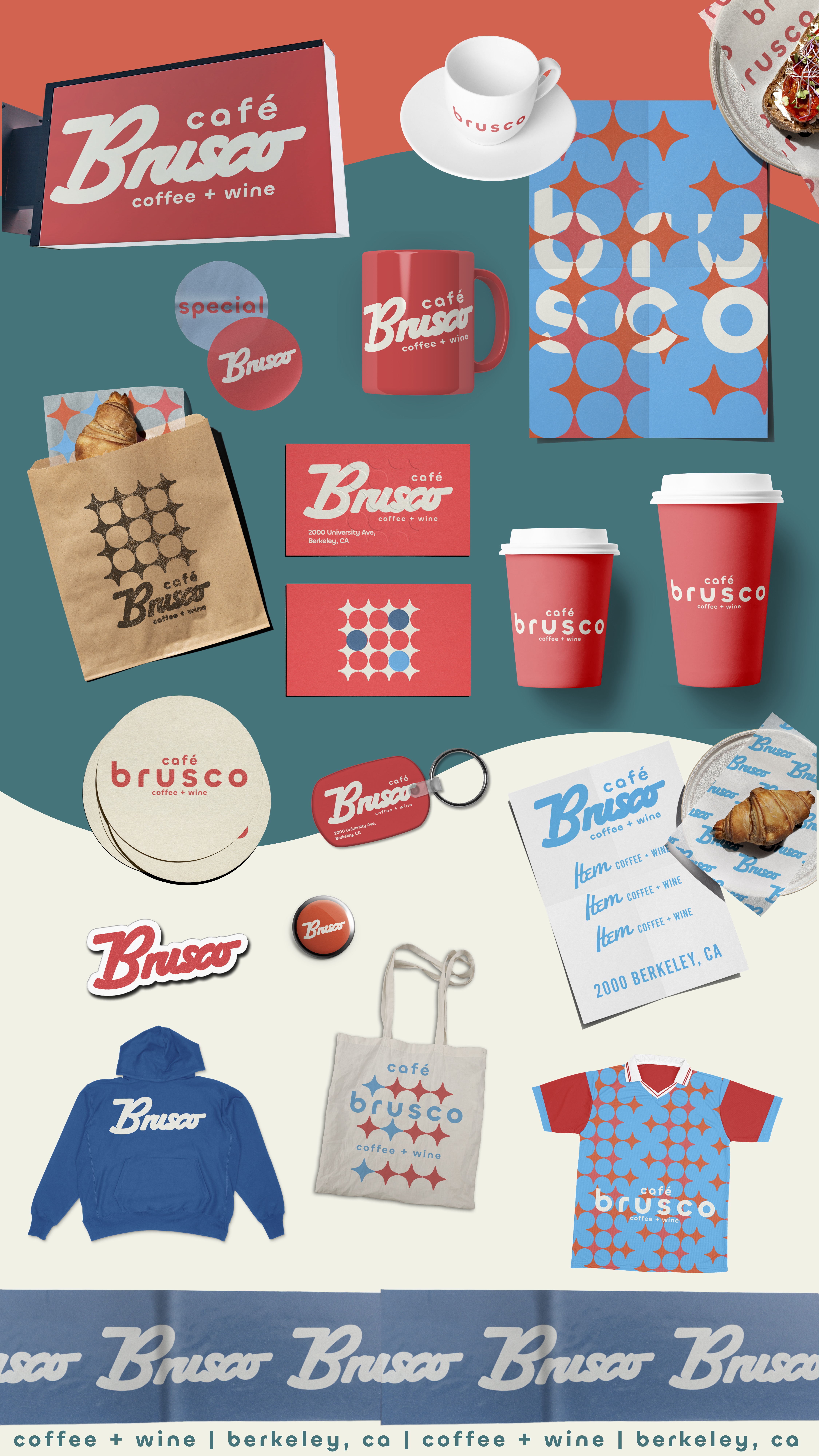 Café Brusco | Branding, Merchandise, Web, Menu, process image 4 of 24