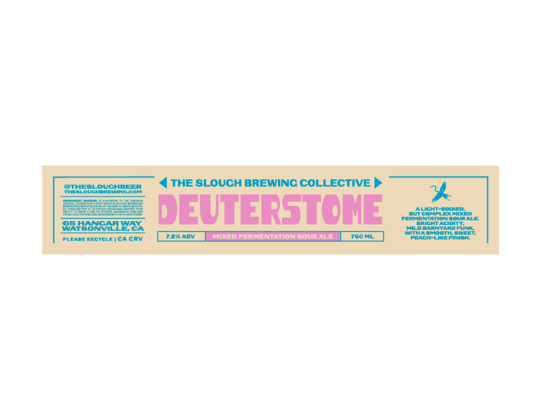 Deuterstome Mixed Fermentation Sour Ale Bottle Label - 5