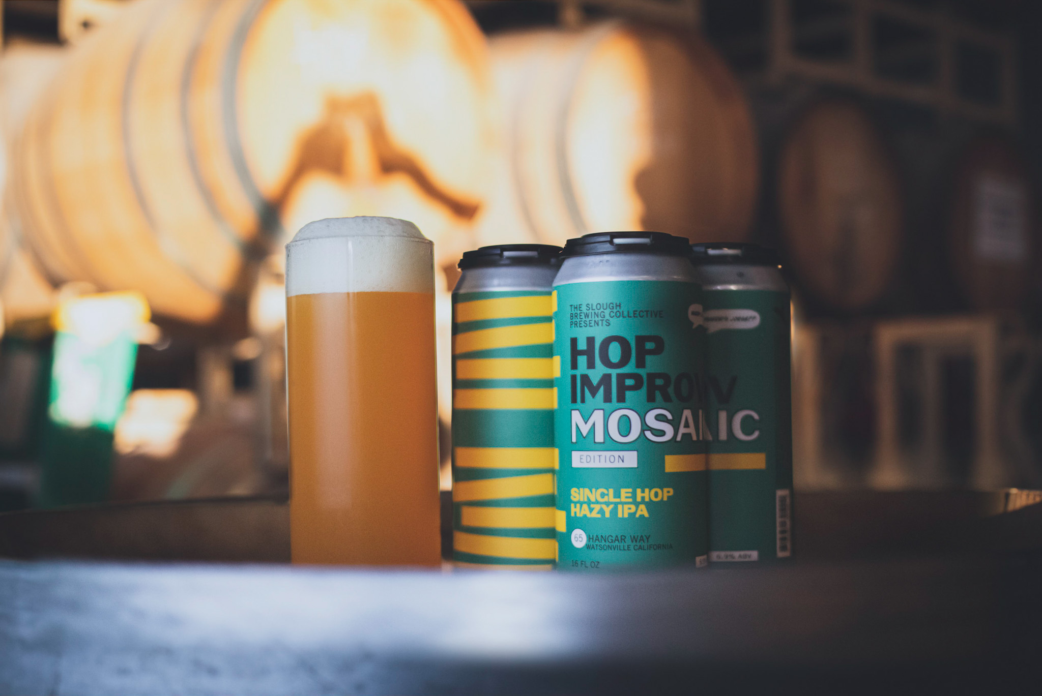 Hop Improv: Mosaic Label, The Slough, process image 1 of 1