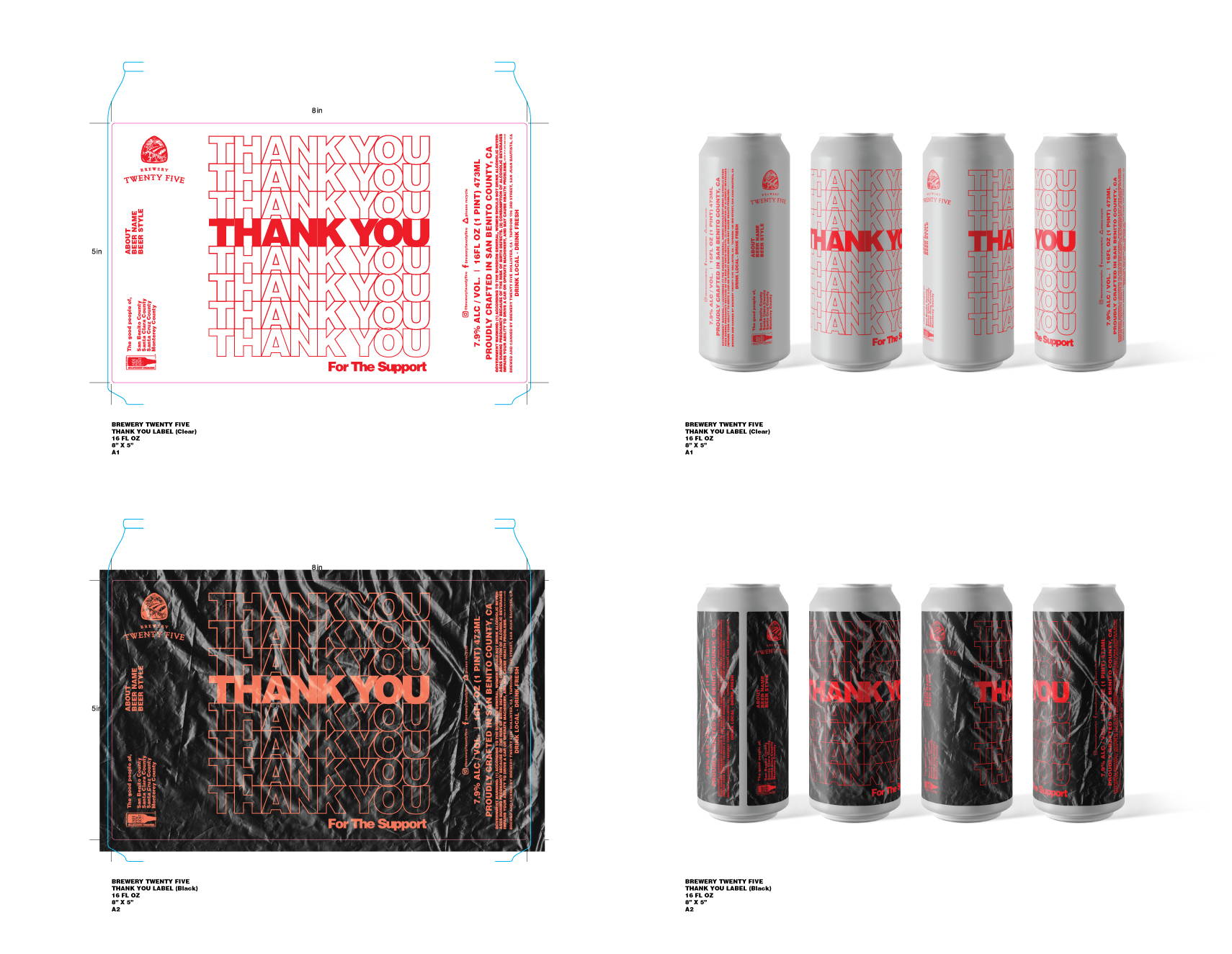 Thank You Hazy IPA, Beer Label, hero image