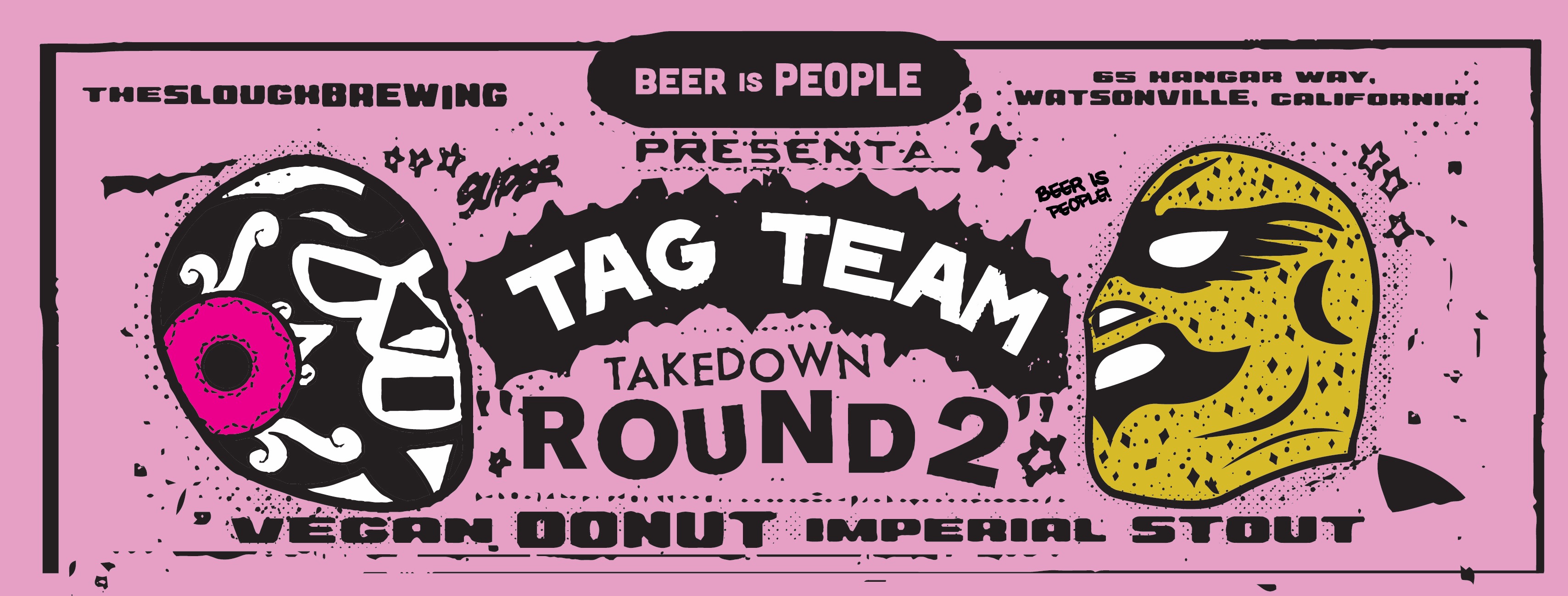 Tag Team Takedown: Round 2, Label Design, process image 13 of 13