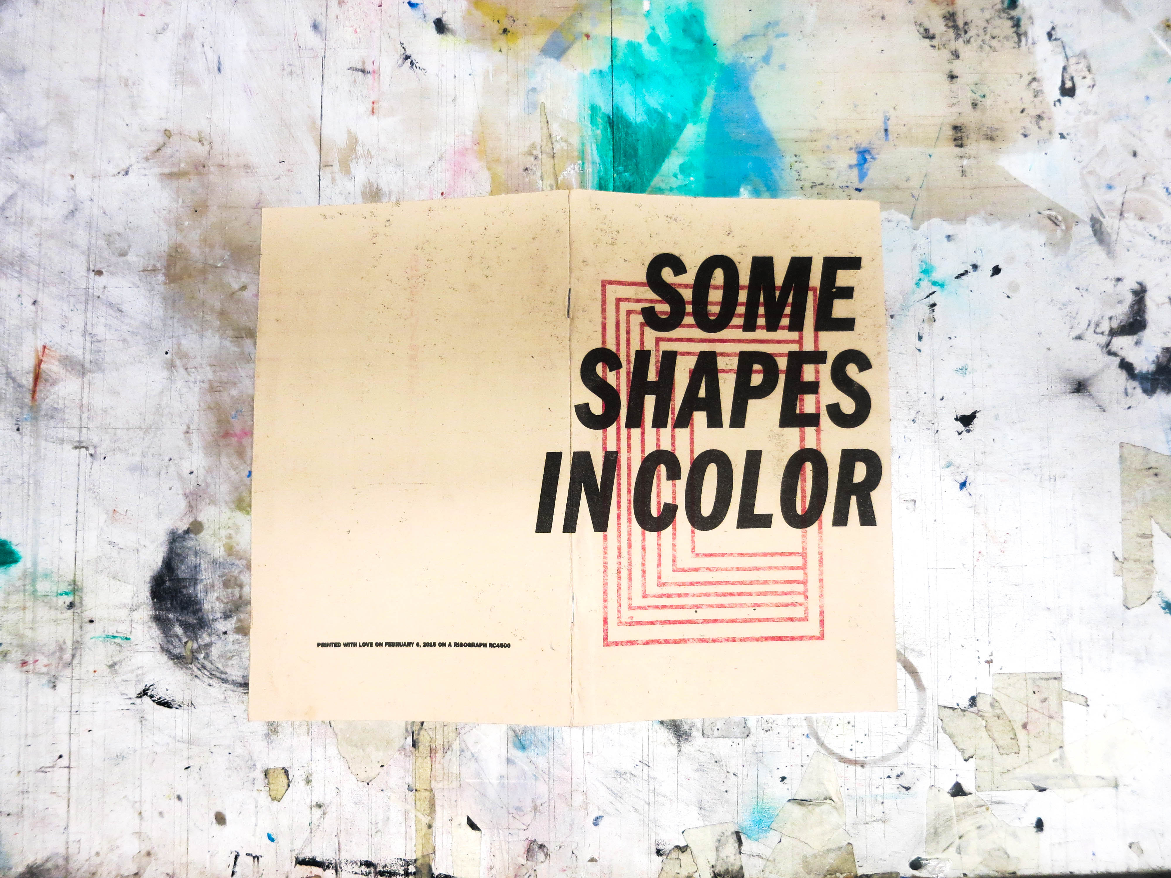 Some Shape In Color Zine - 5