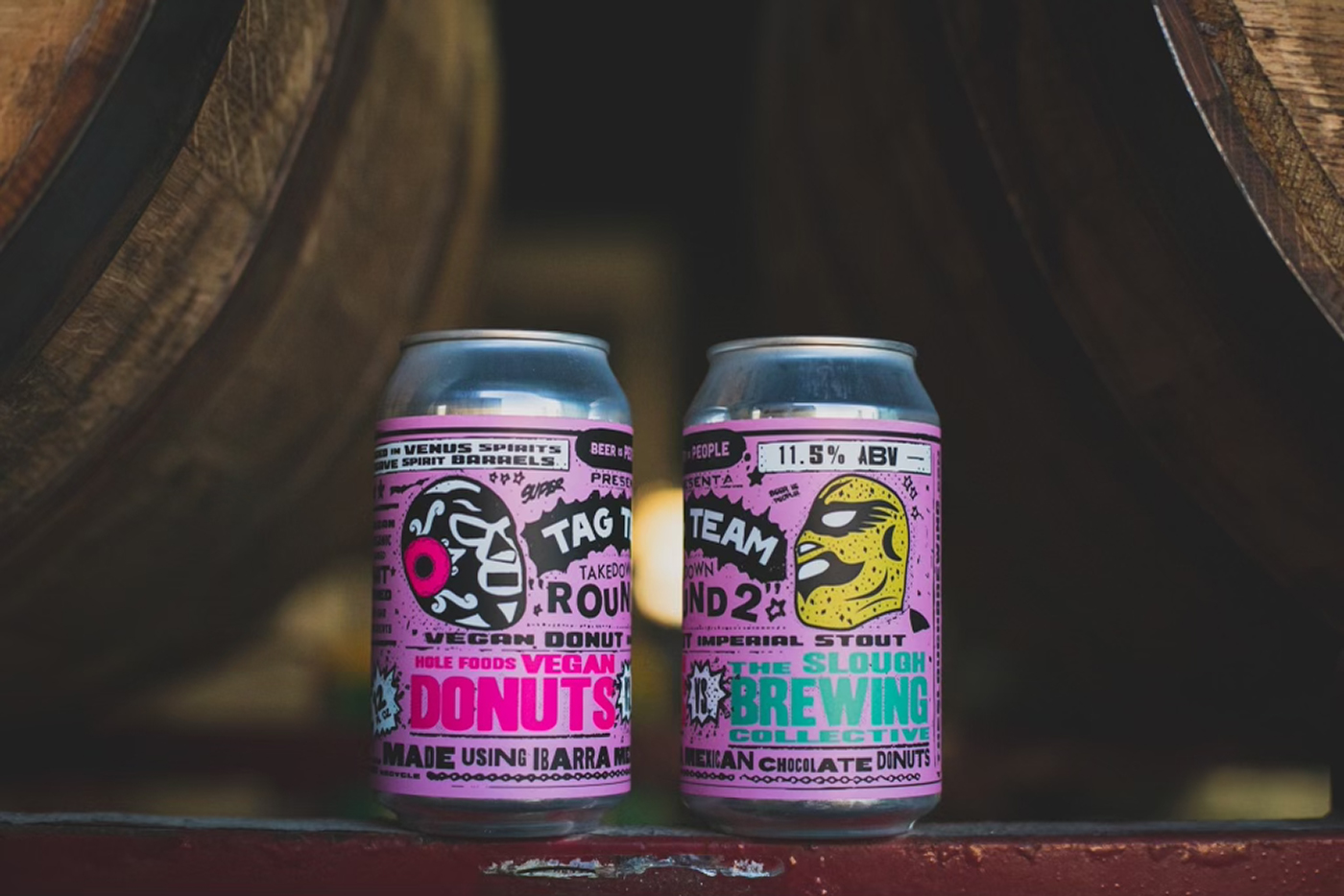Tag Team Takedown: Round 2, Label Design, process image 1 of 13
