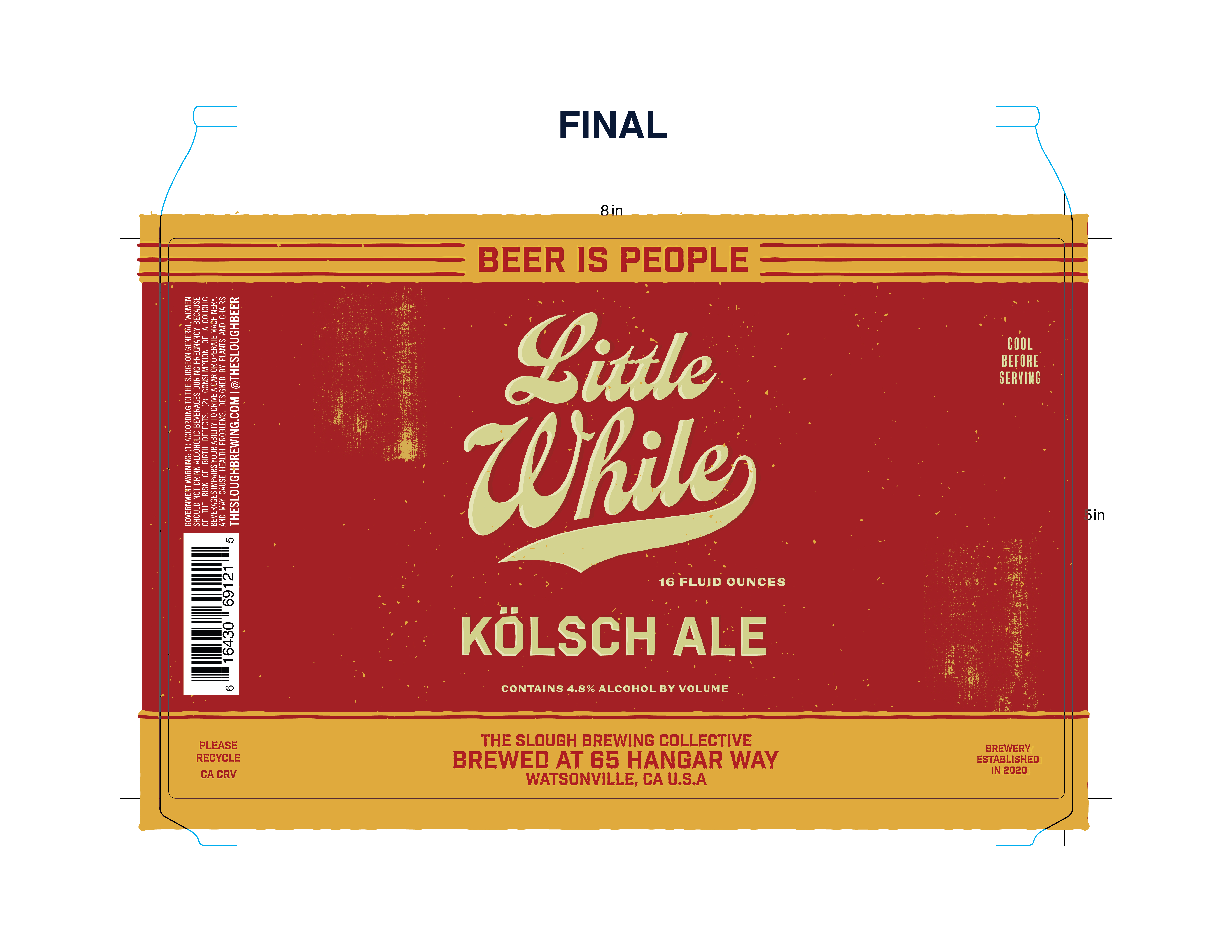 Little While, The Slough Brewing Collective, process image 6 of 11
