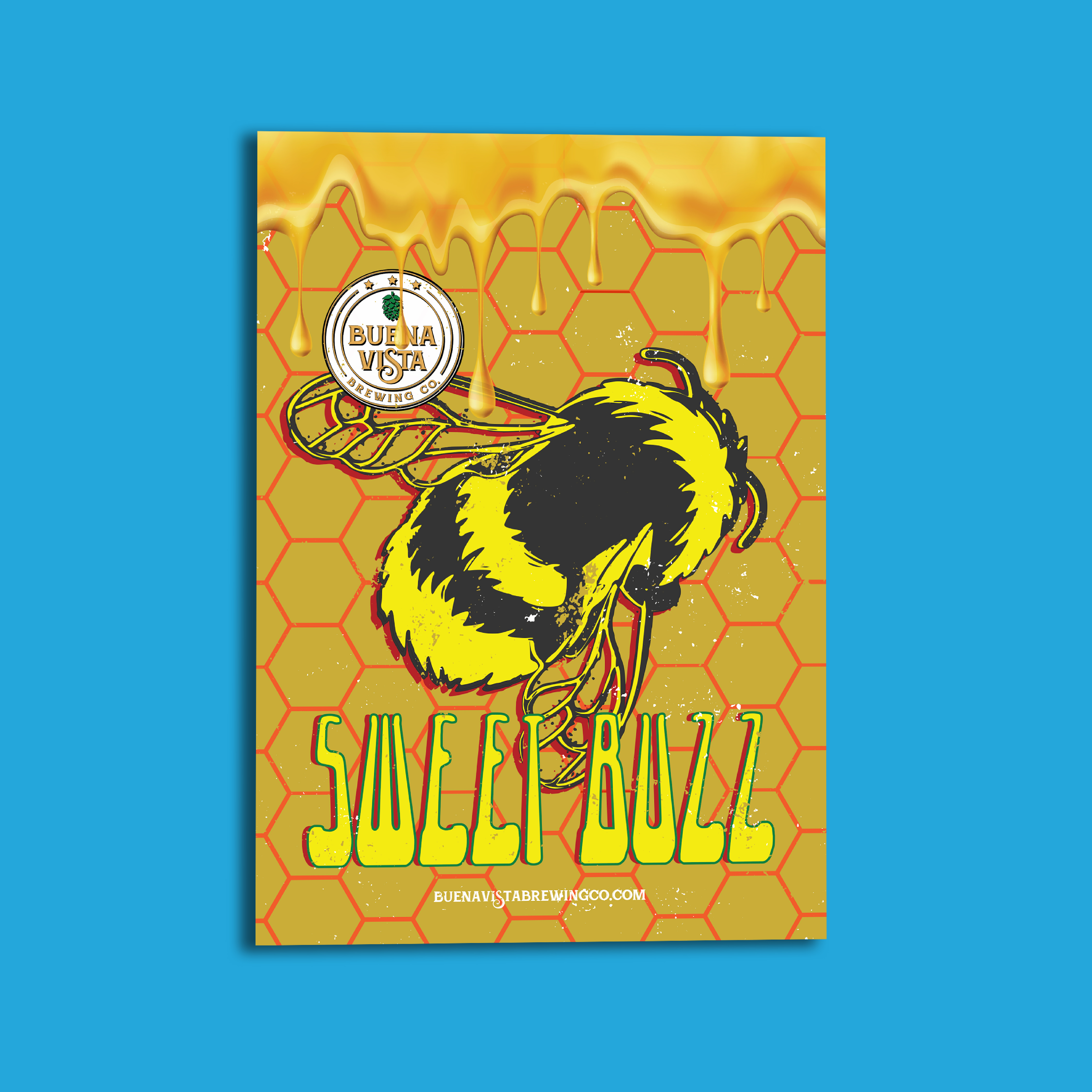 Sweet Buzz Merchandise, Buena Vista Brewing Co., process image 1 of 3