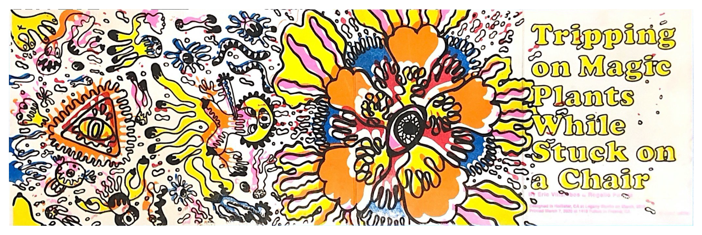 Tripping on Magic Plants While Stuck on a Chair, process image 1 of 2
