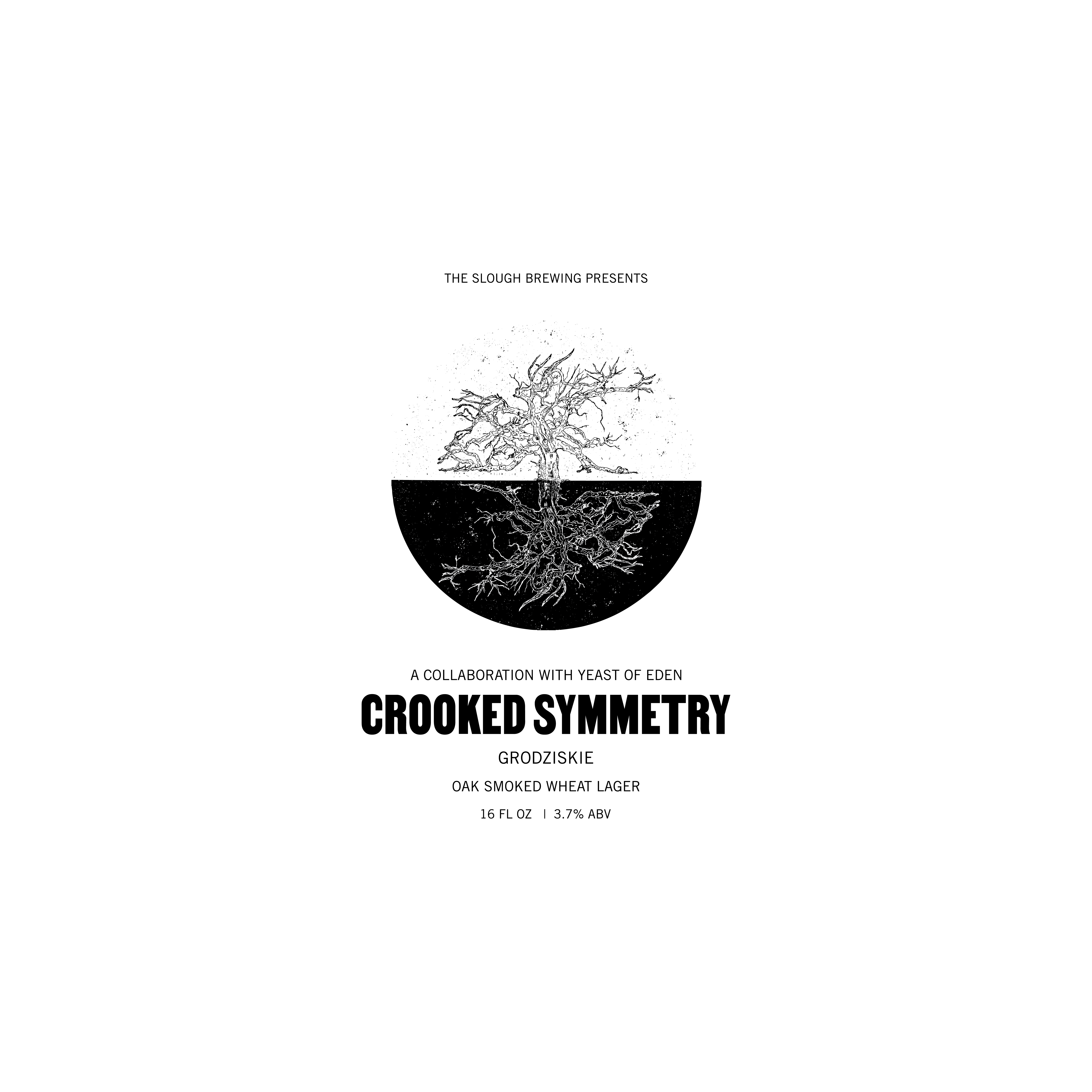 Crooked Symmetry, The Slough X Yeast of Eden, hero image