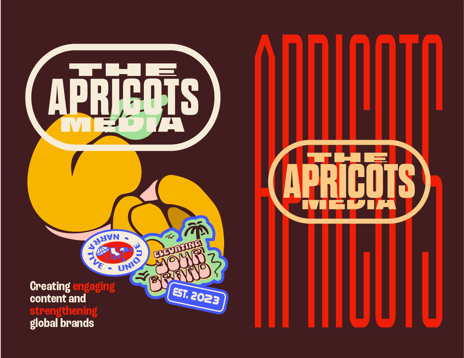 The Apricots Media, Branding, process image 14 of 15