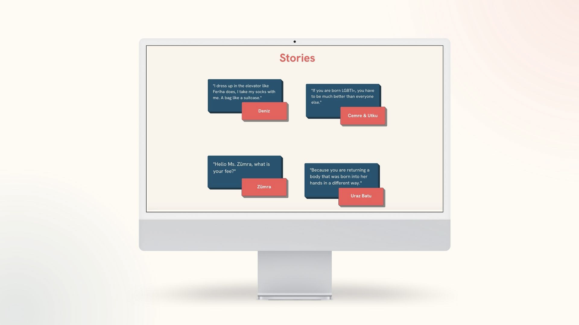 Someone Else, Stories Page View