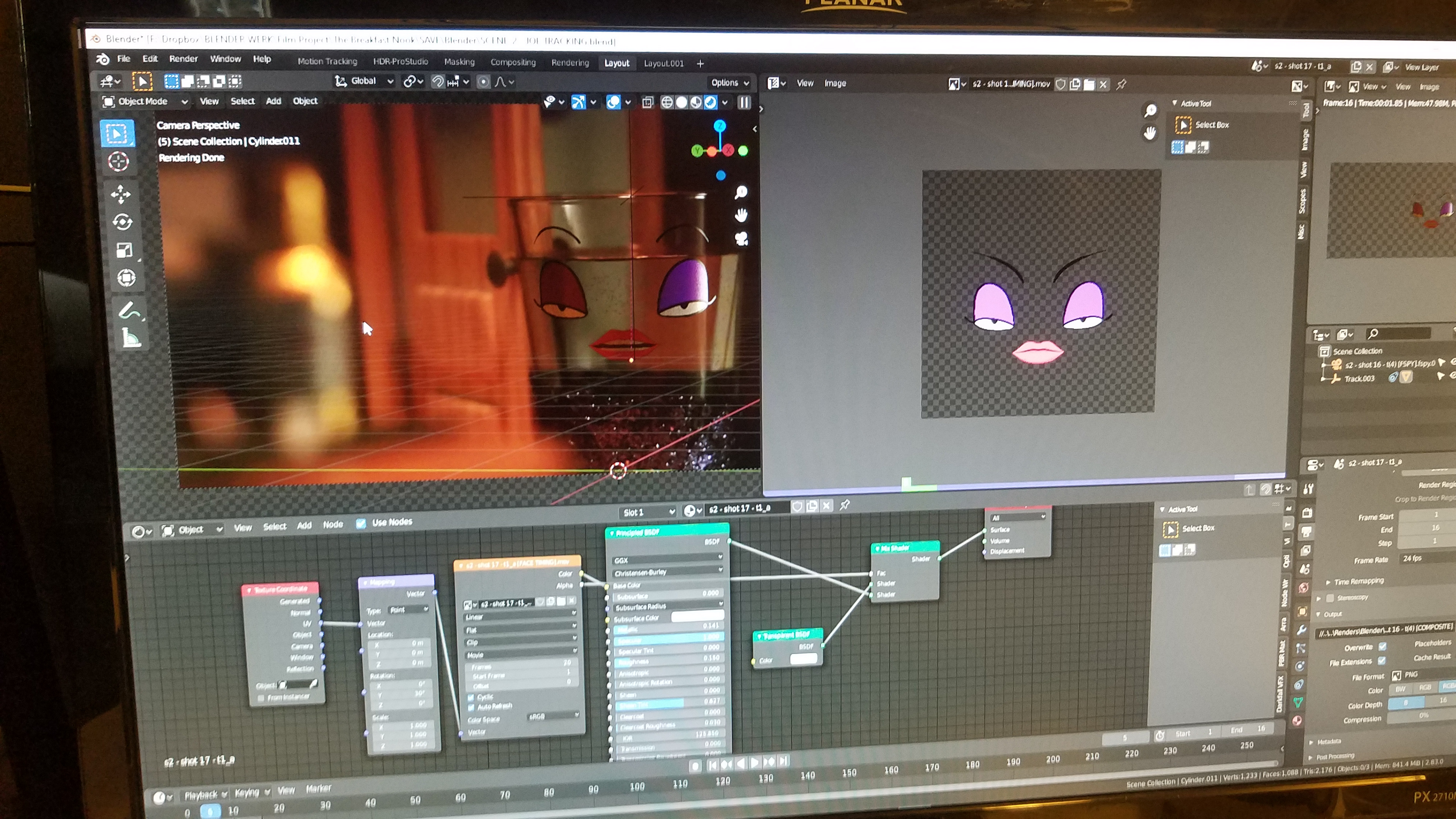 Blender 3D - Texture Animation Overlay