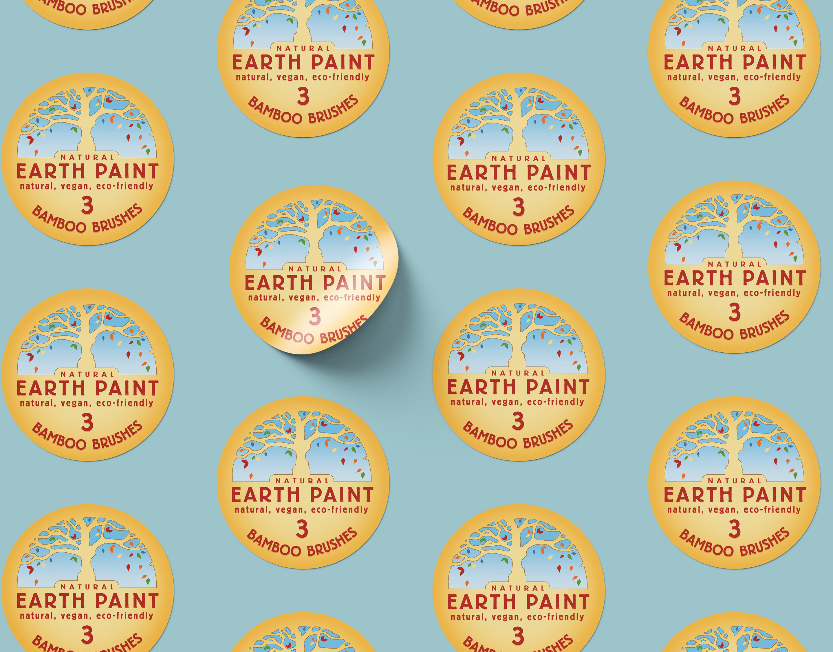 Bamboo Paint Brush - each - Natural Earth Paint