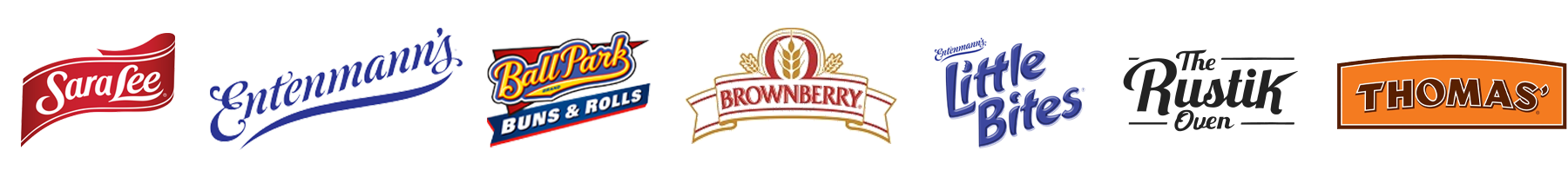 Sara Lee, Entenmann's, Ballpark Buns, Brownberry, Little Bites, Rustik, Thomas bagels