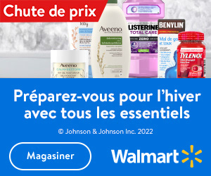 Offsite big box style ad in French.