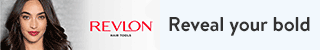On-site mobile gif Revlon banner in English.