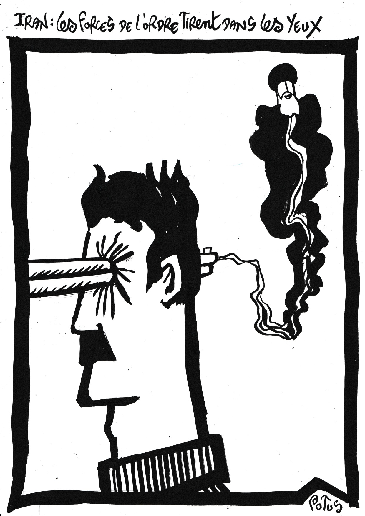 Iran : Les forces de l'ordre tirent dans les yeux