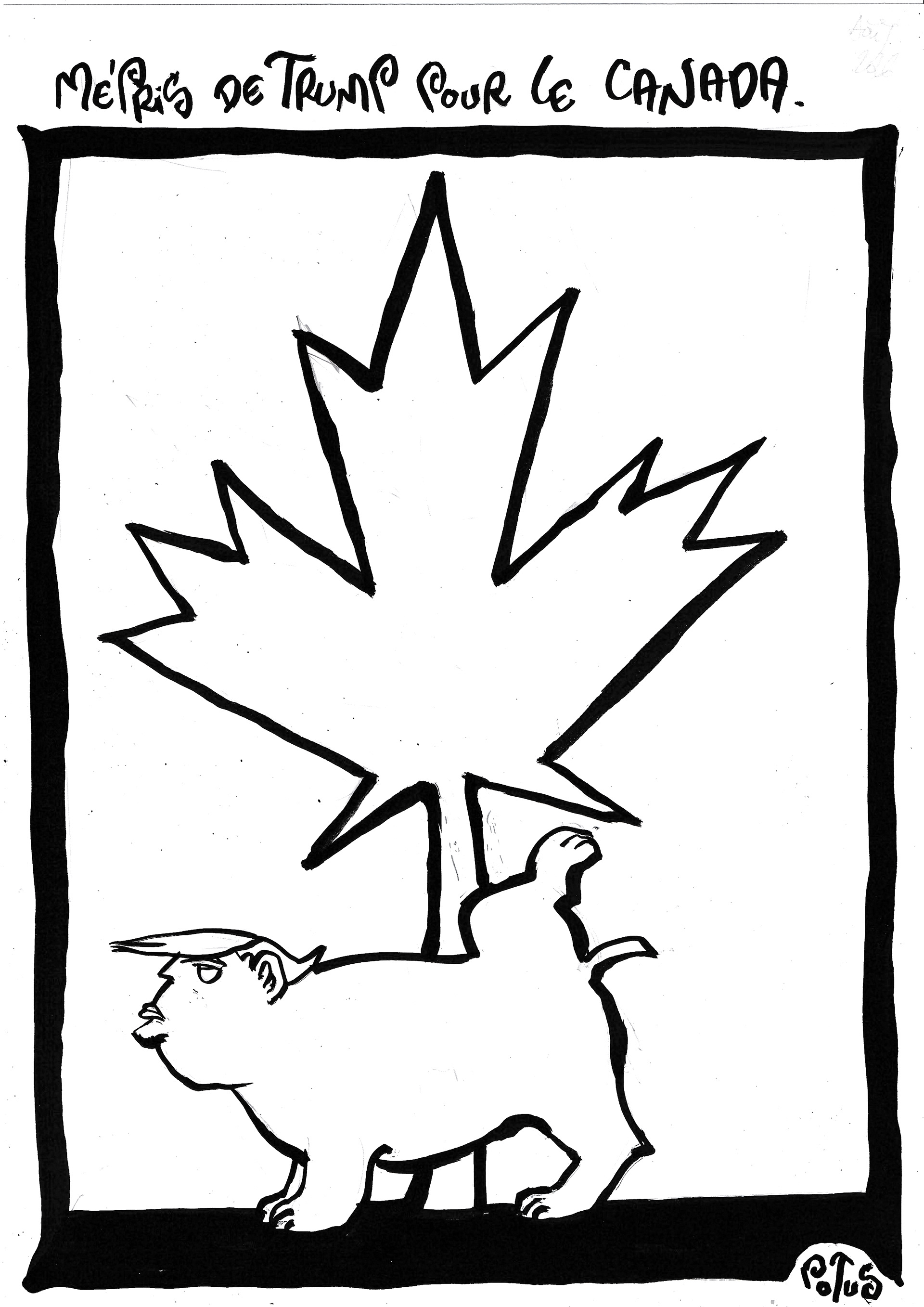 Mépris de Trump pour le Canada