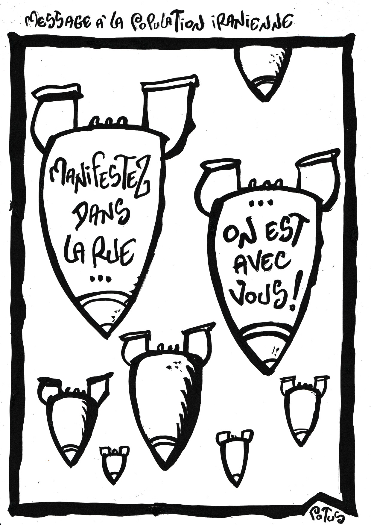 Message à la population iranienne