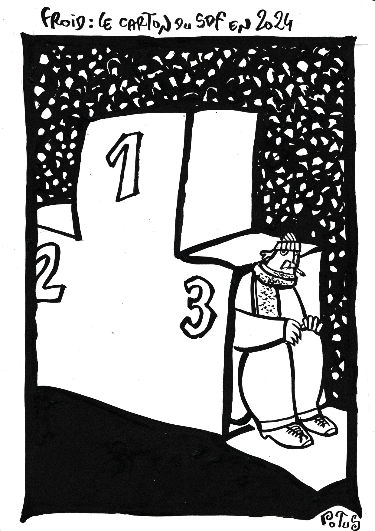 Froid : Le carton du SDF