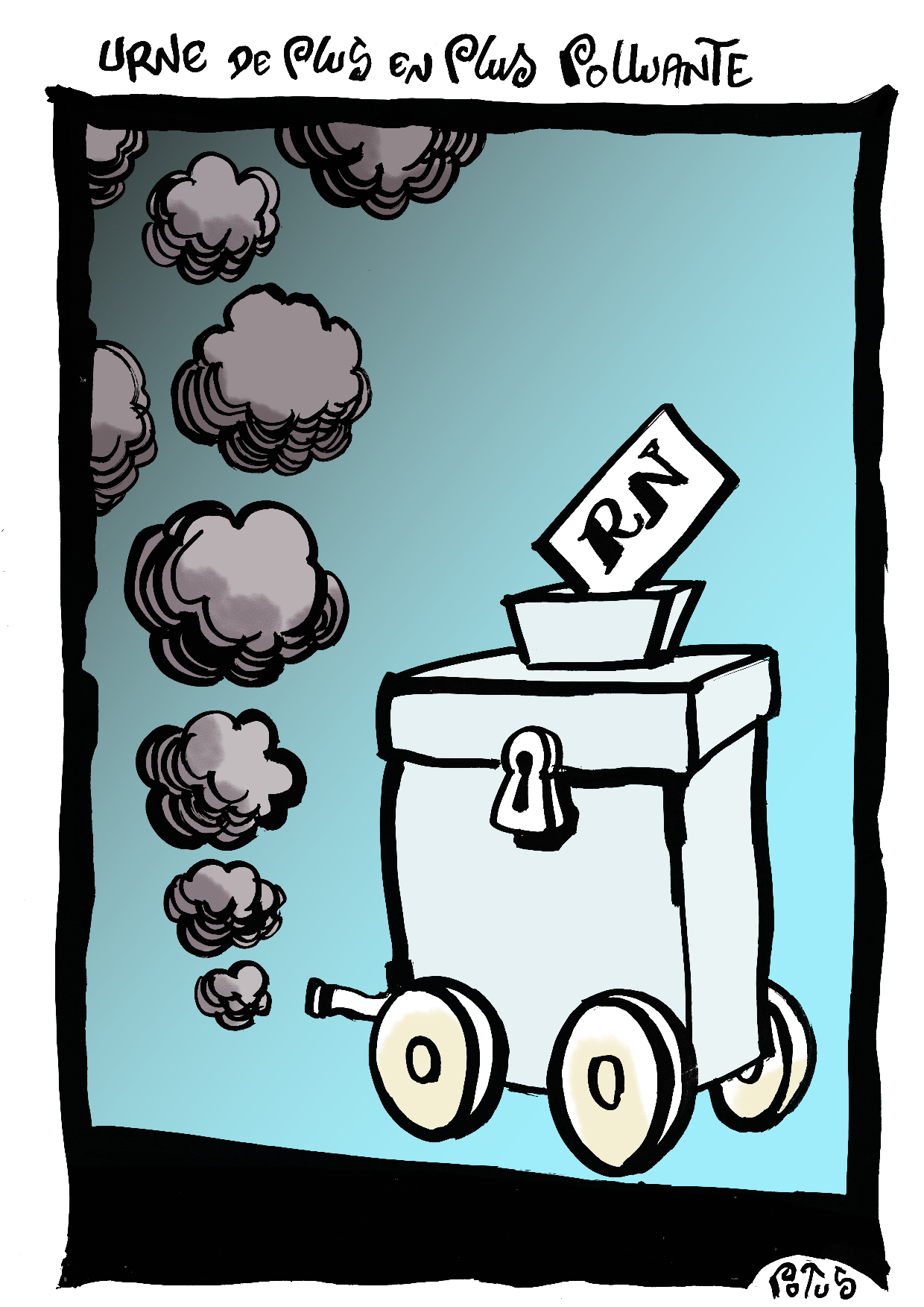 Urne de plus en plus polluante