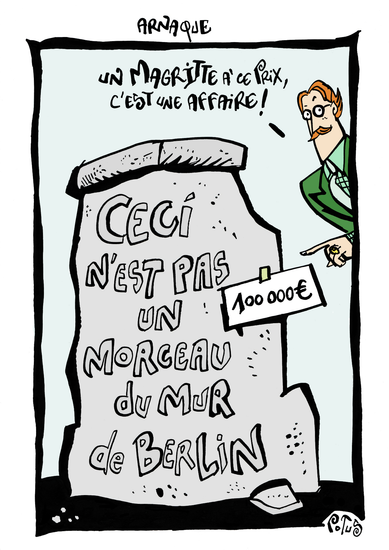 Arnaque aux morceaux du mur de Berlin