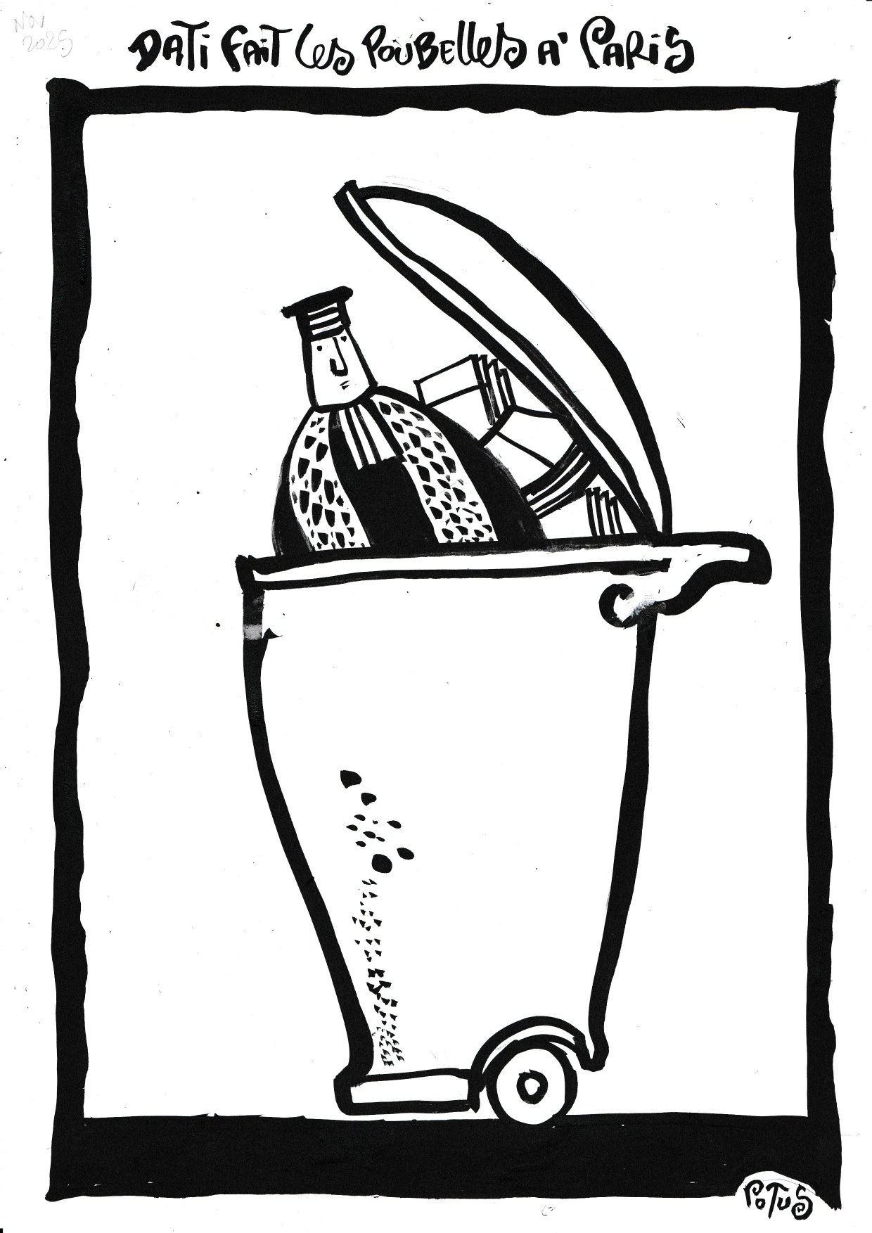 Dati fait les poubelles à Paris