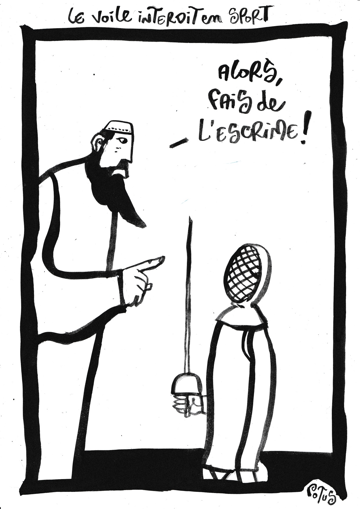 Le voile interdit en sport