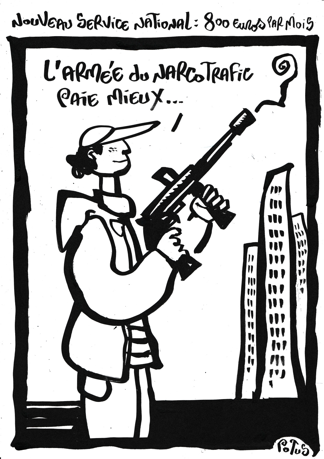 Nouveau service national : 800 euros par mois