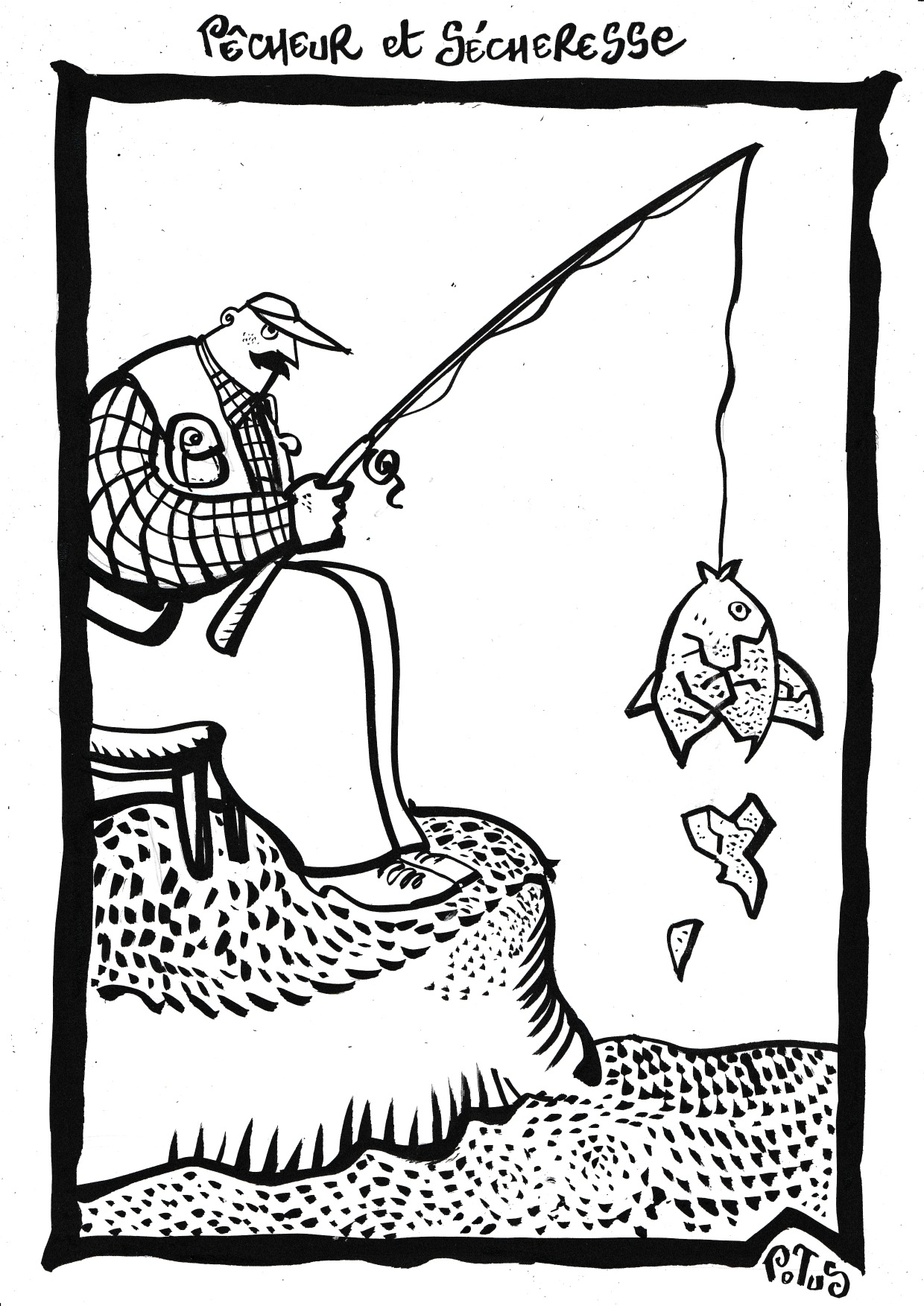 Pêcheur et sécheresse