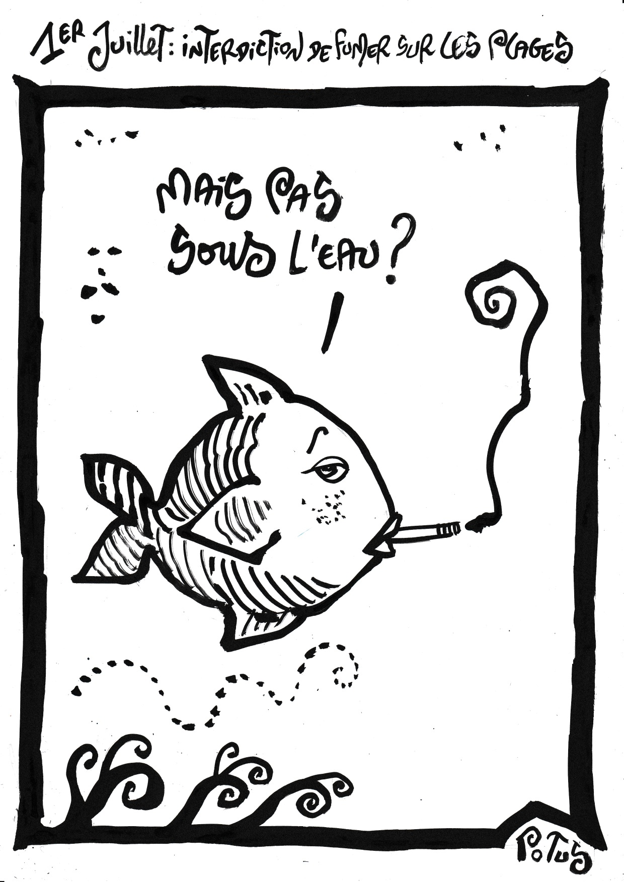 1er Juillet : Interdiction de fumer sur les plages