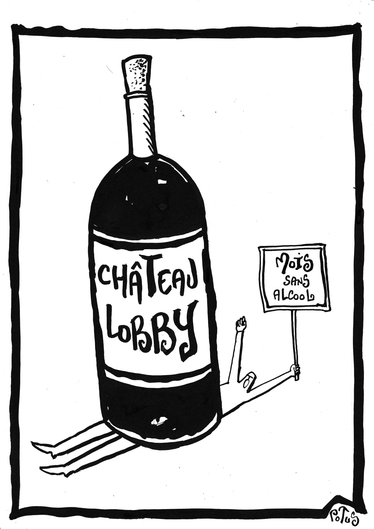 Le Mois sans alcool dessin