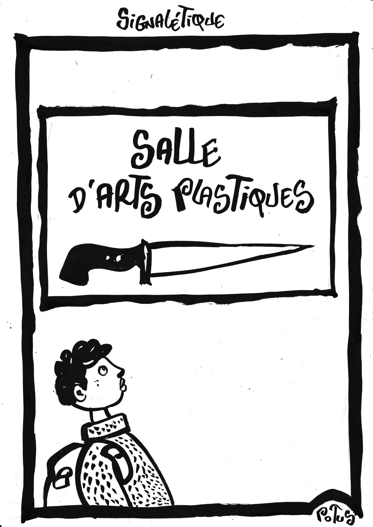 Signalétique au collège