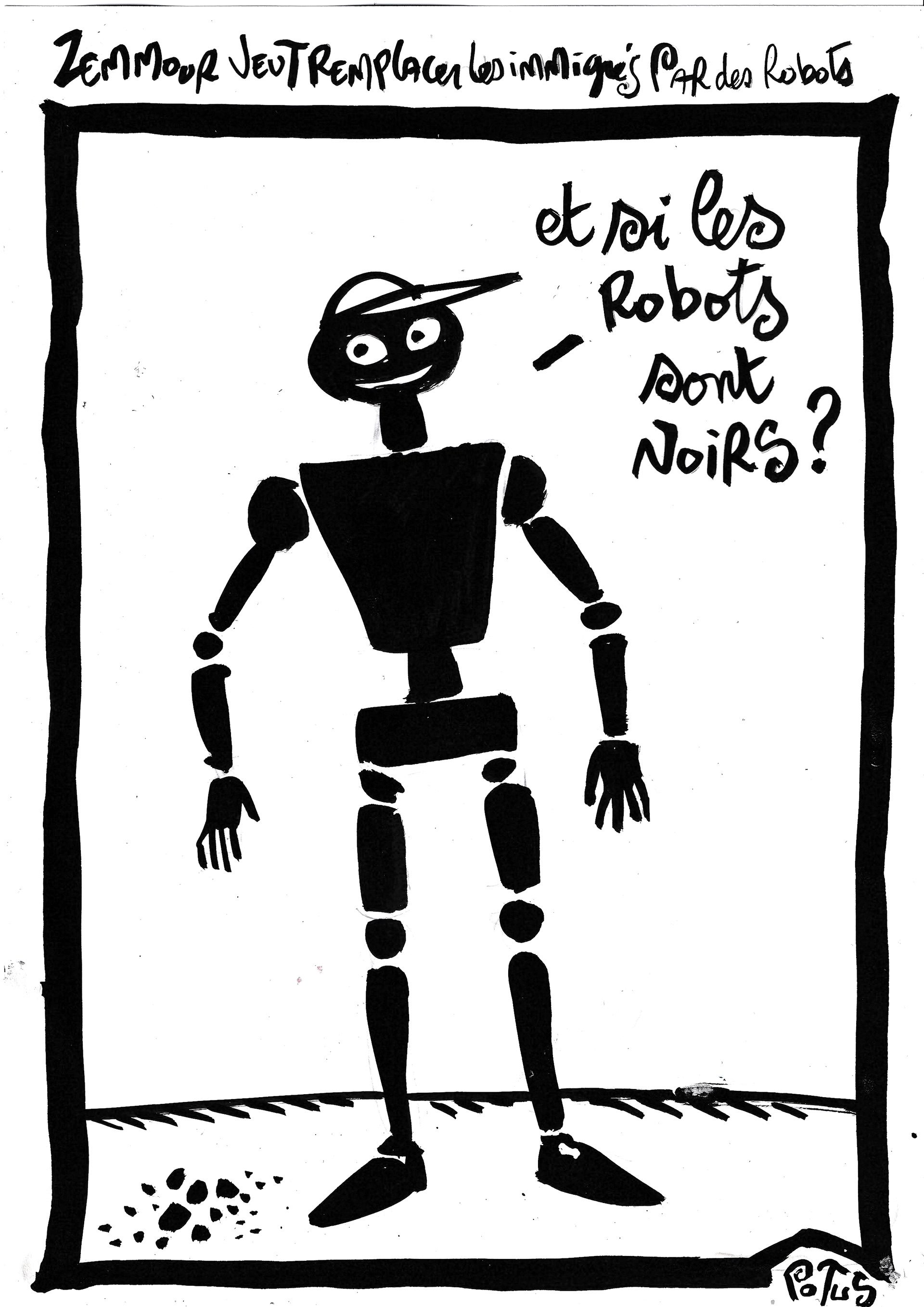 Zemmour veut remplacer les immigrés par des robots