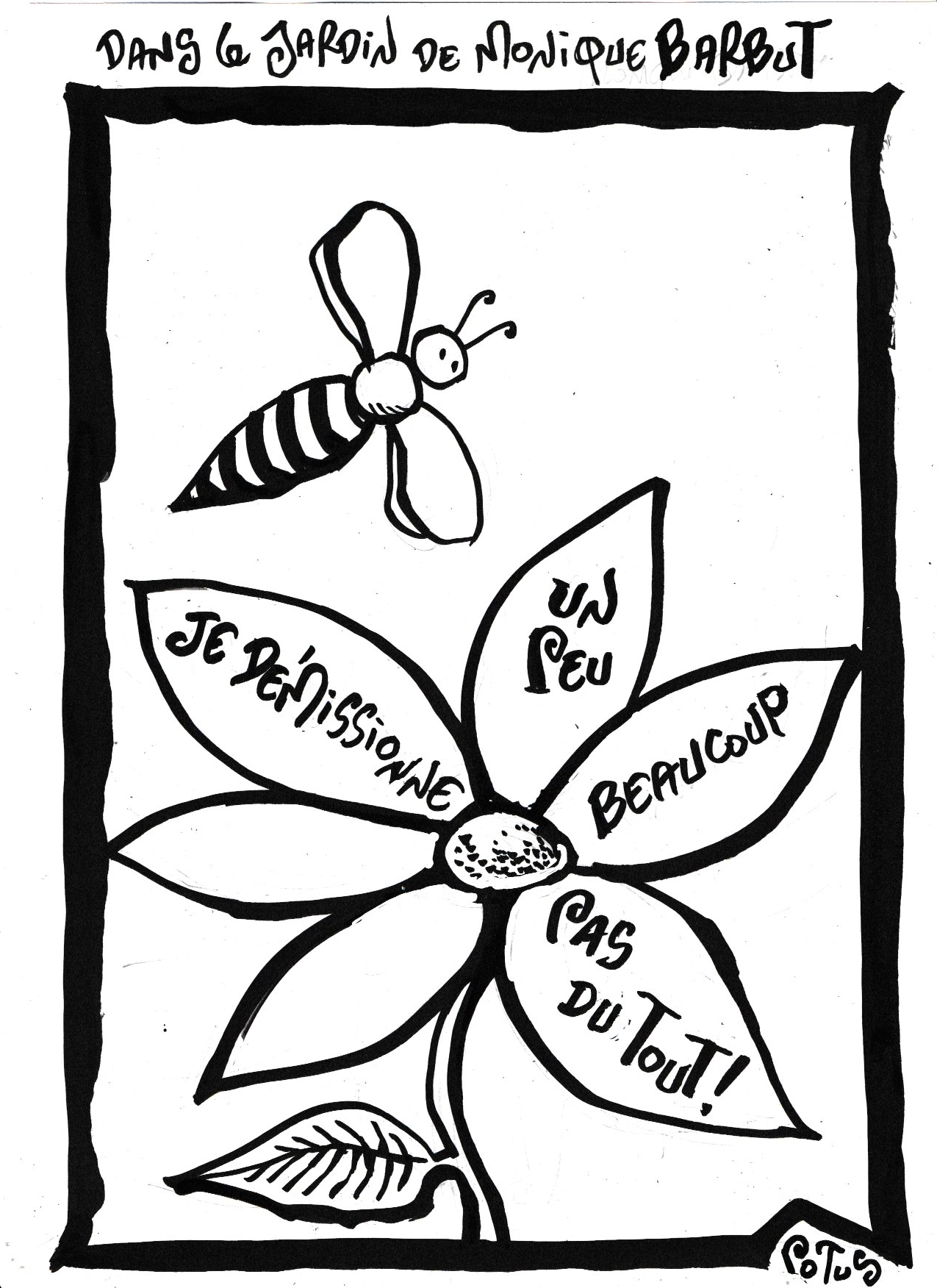 Dans le jardin de Monique Barbut