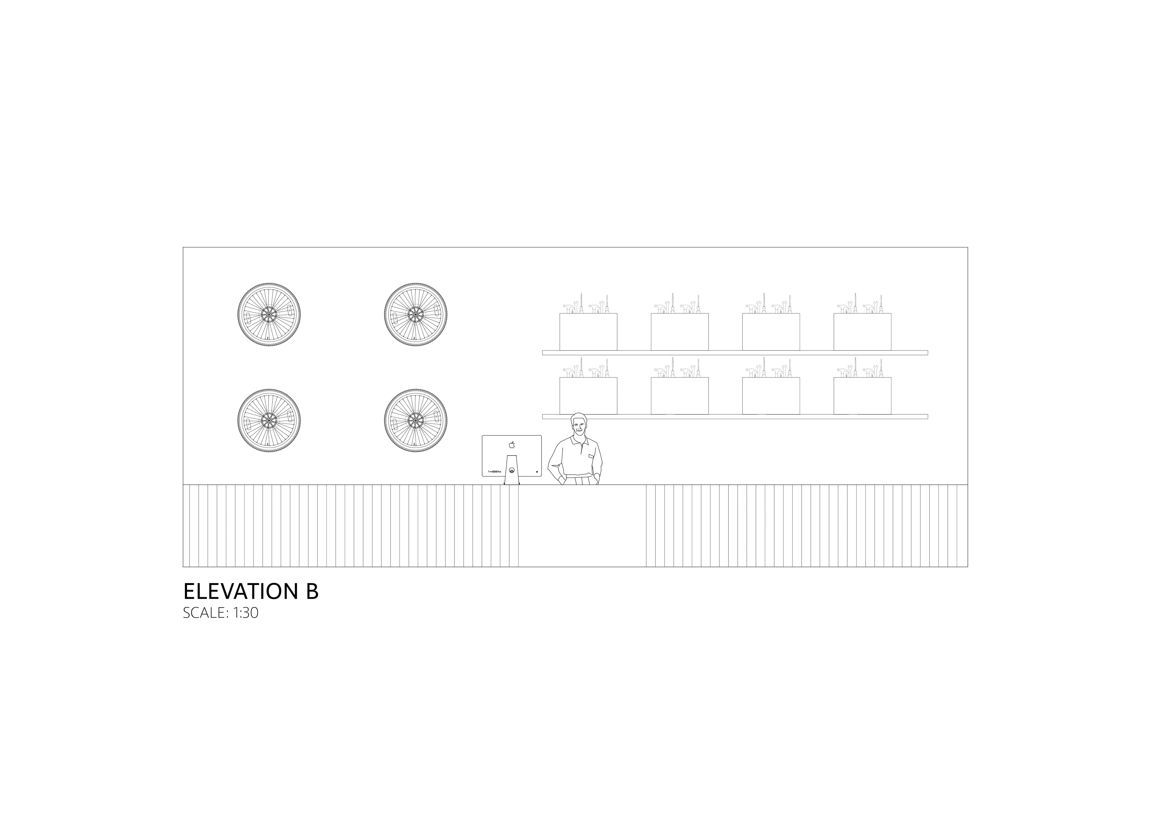 Elevation B