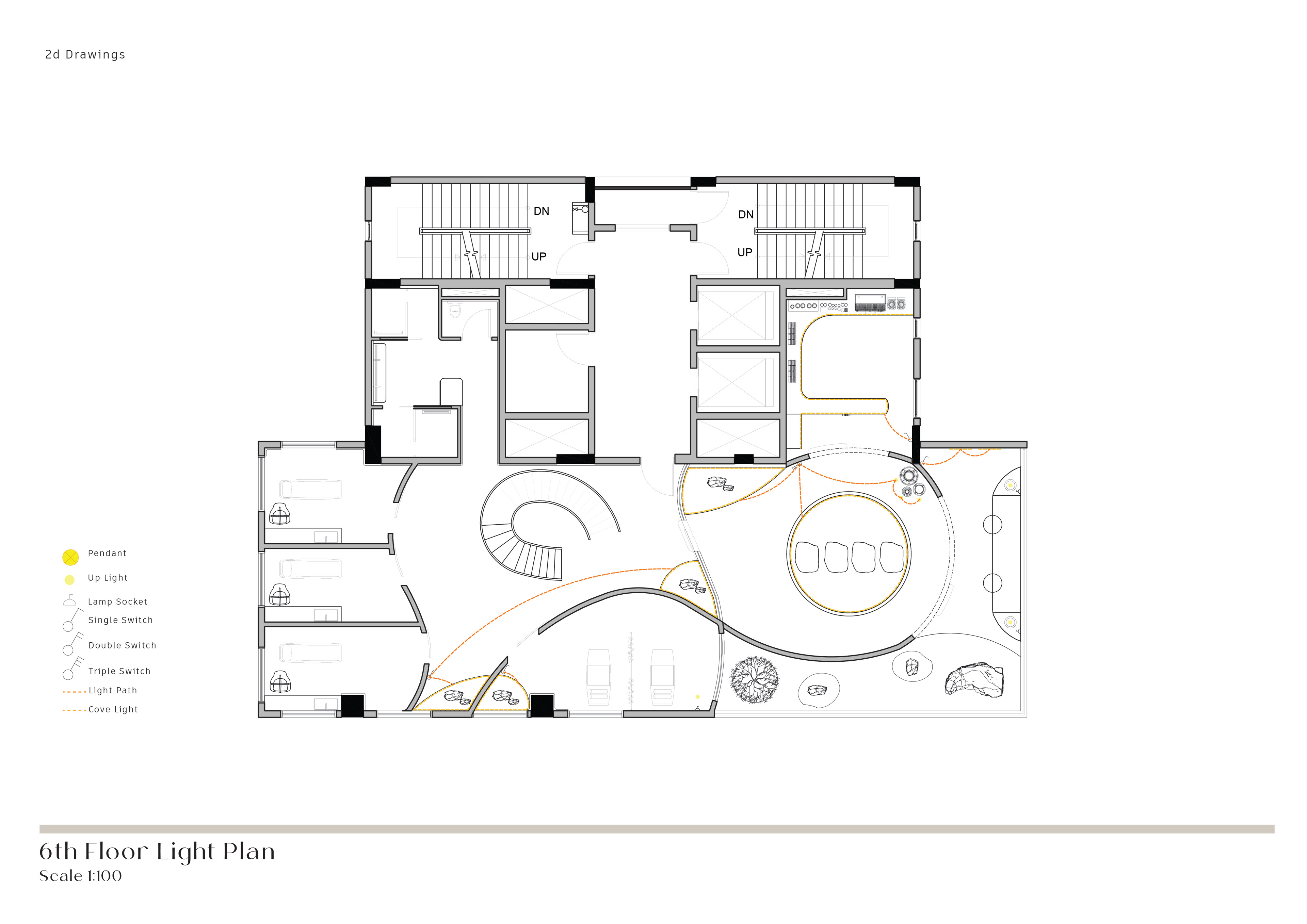 6th Floor Lighting Plan