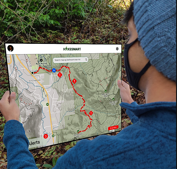 Assisting Novice Hikers Before +  During the Hiking Process