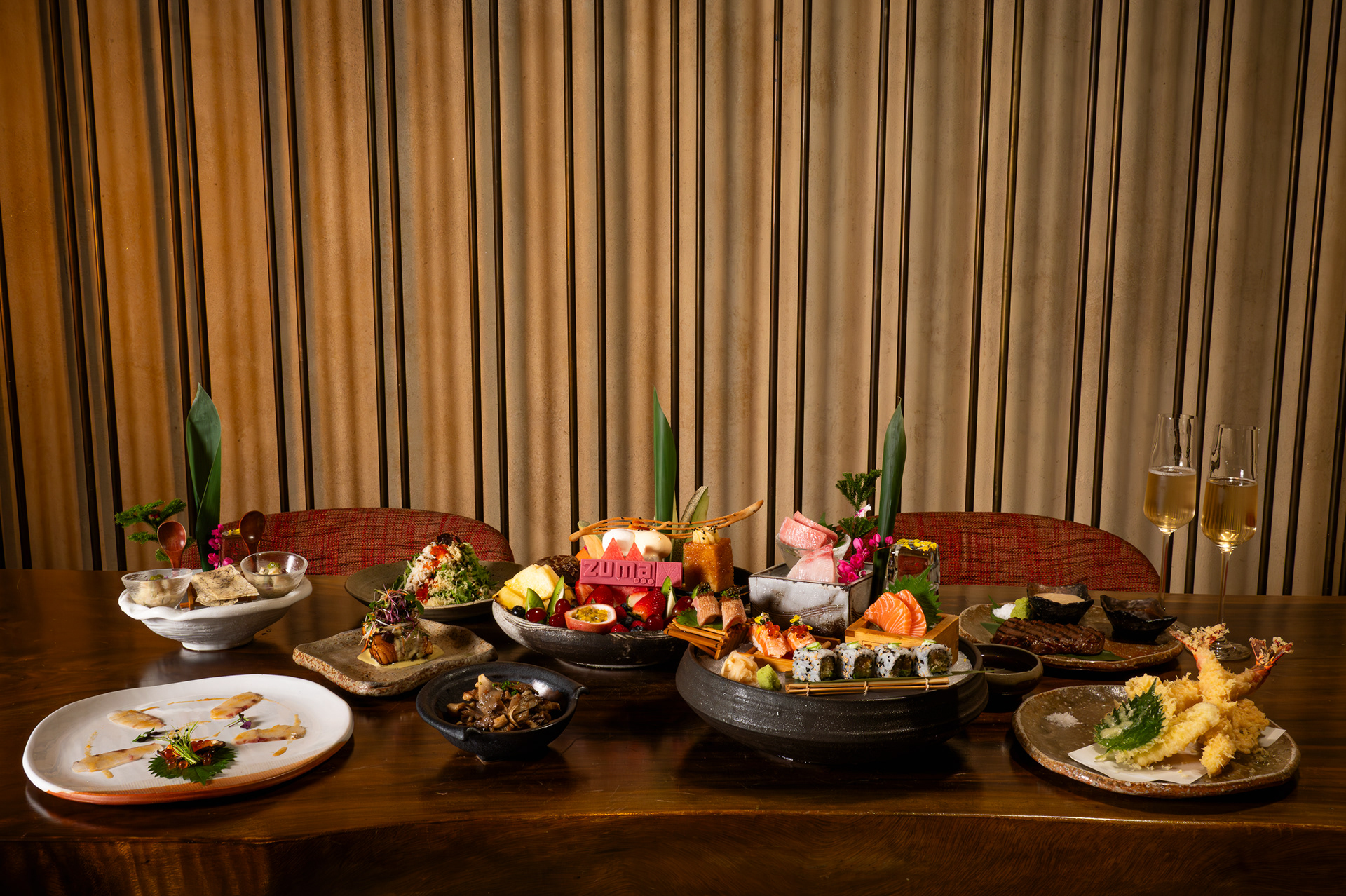 Professional Phuket food photography for luxury restaurant interior