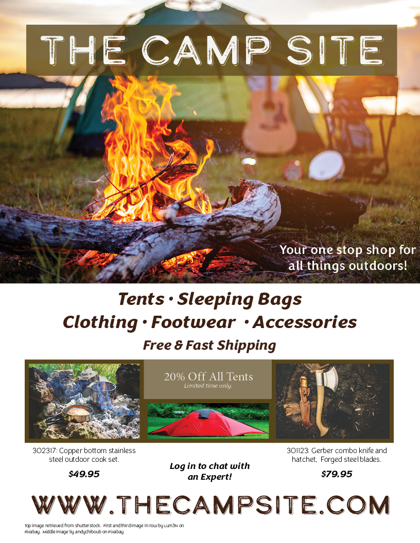 The Camp Site Full Color Ad