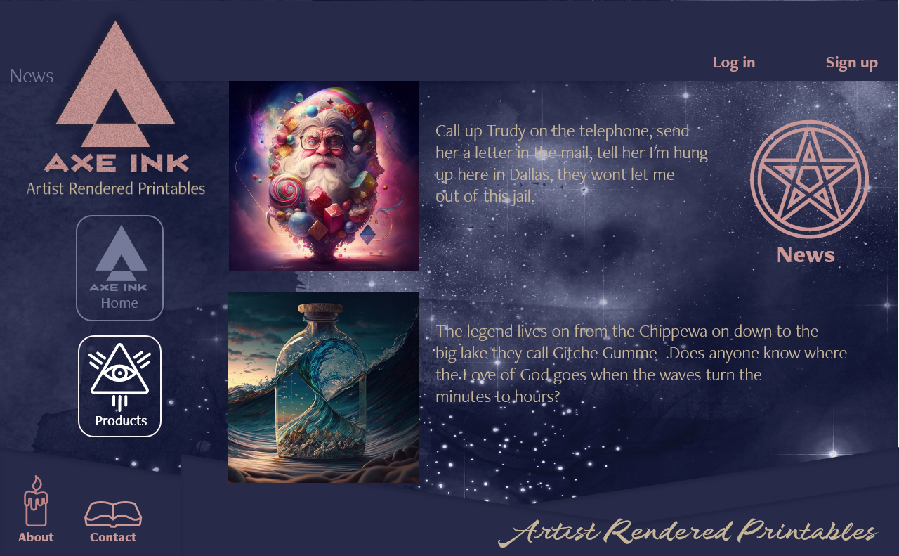 Axe Ink Desktop News