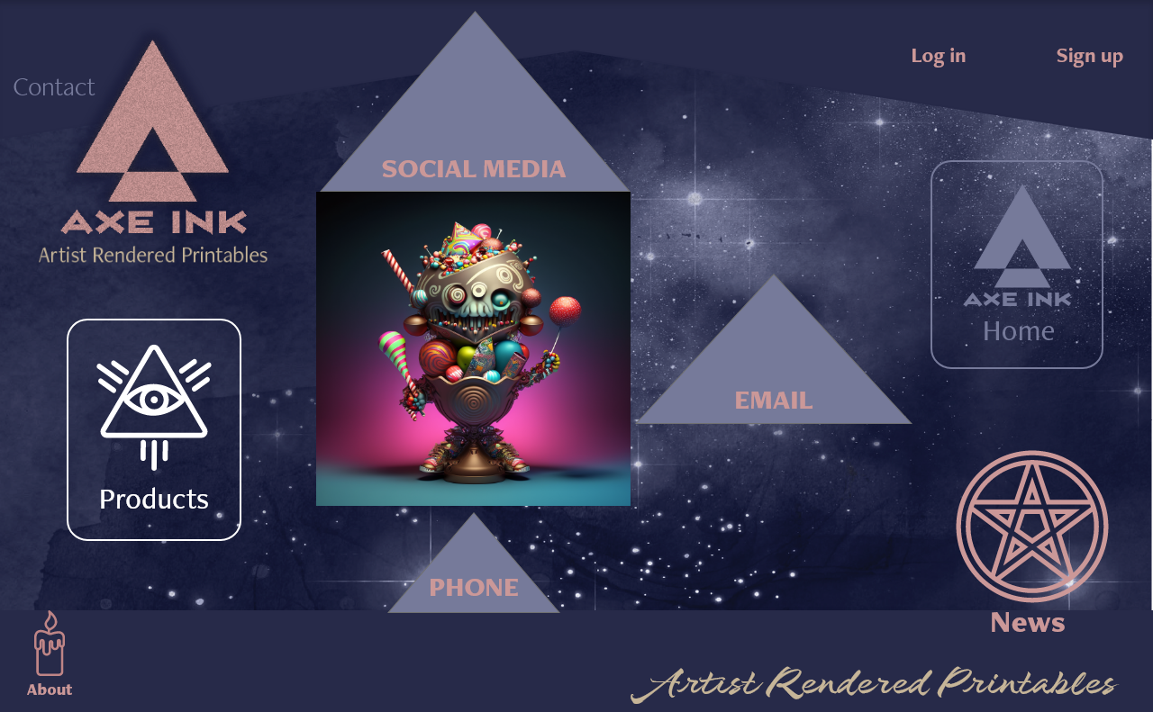 Axe Ink Desktop Contact