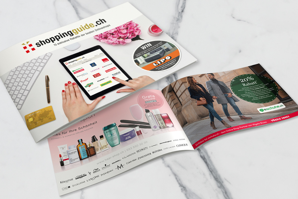 Product catalogue SHOPPINGGUIDE.CH