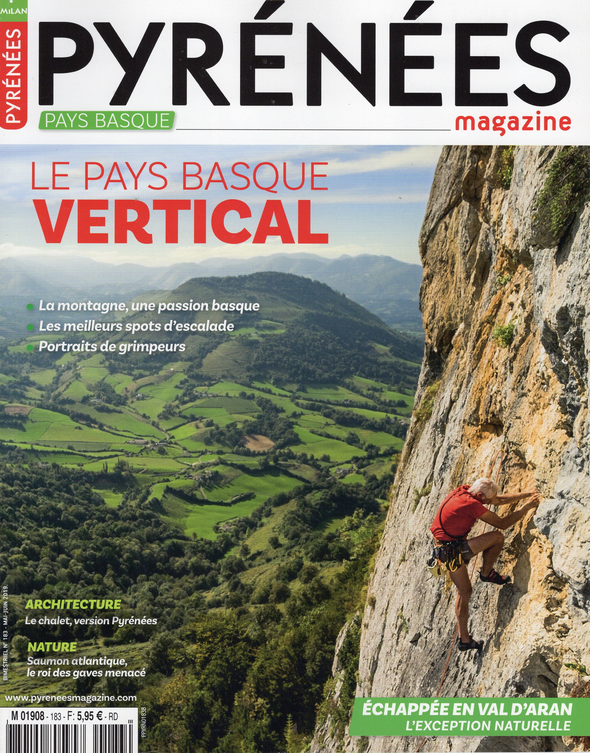 Pyrénées Magazine / Escalade Basque