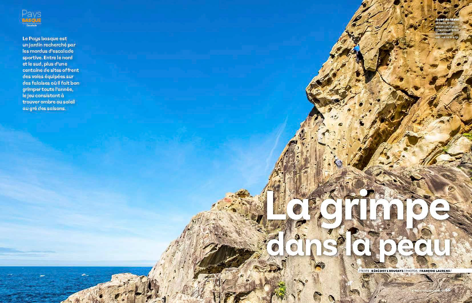 Pyrénées Magazine / Escalade basque